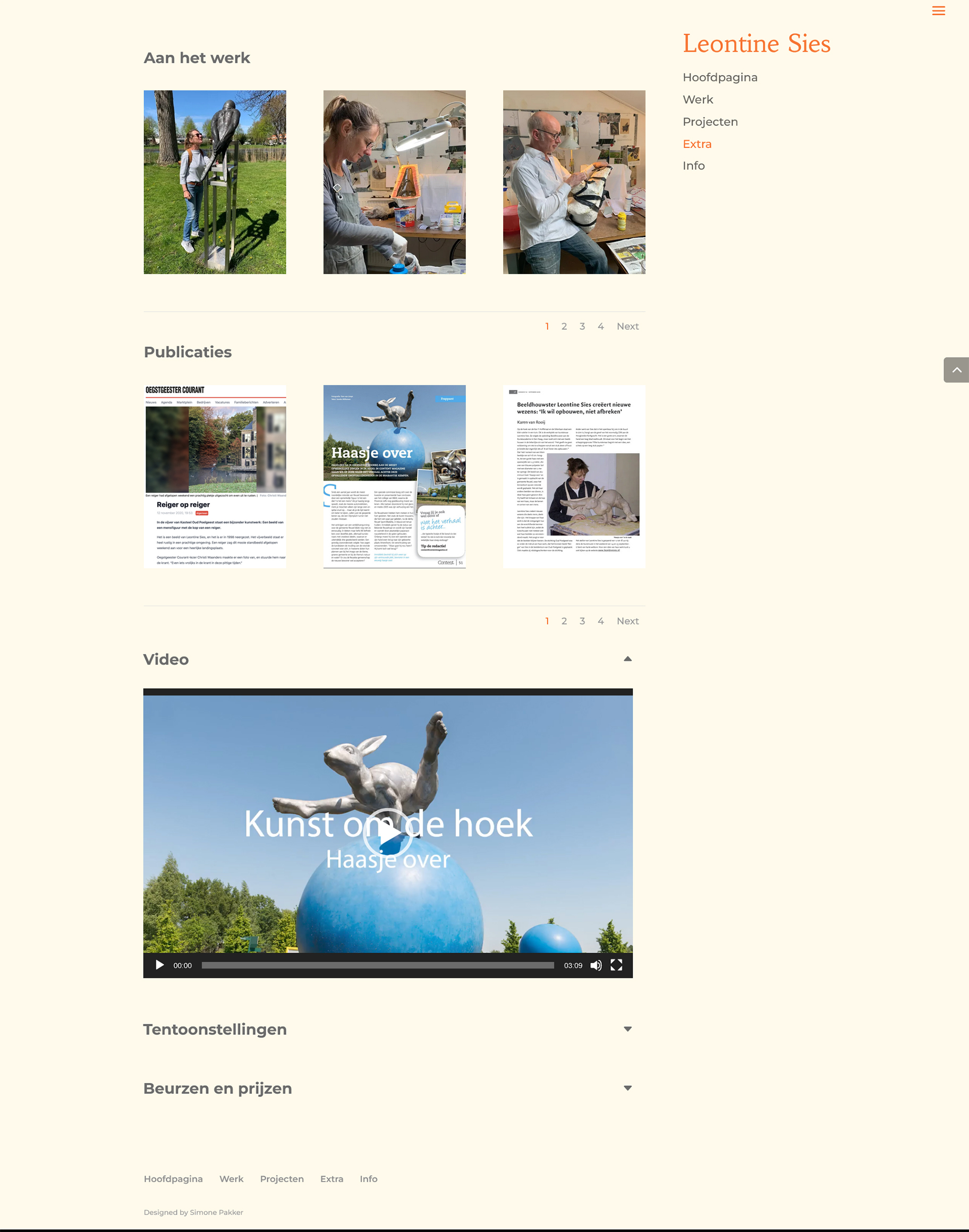 Extra pagina Leontine Sies